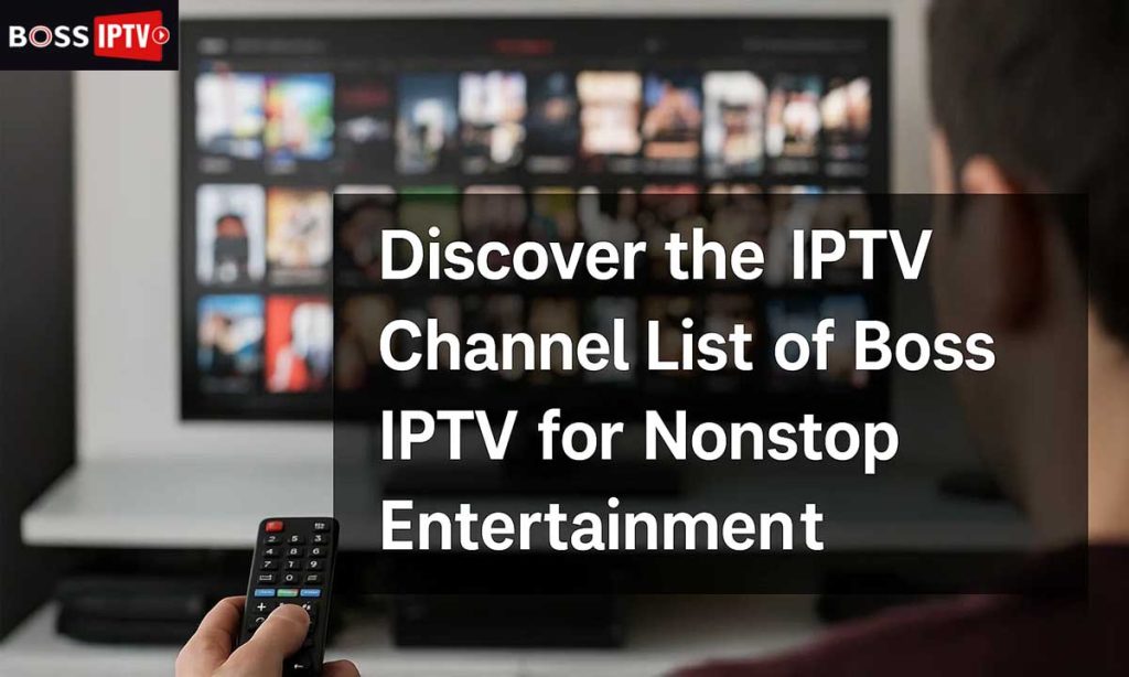 IPTV Channel List of Boss IPTV